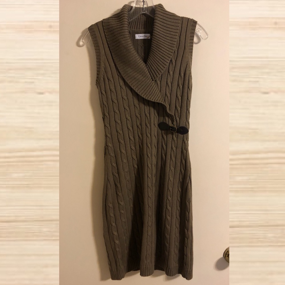 Taupe Knit Dress